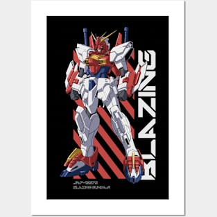 Blazing Gundam Posters and Art